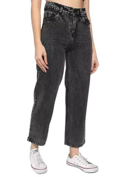 Women Flared High Rise Black Jeans – Zulo Shop