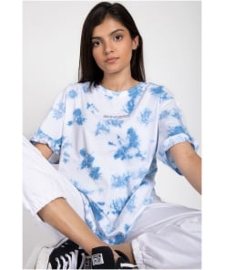 Oversized Blue Tie Dye