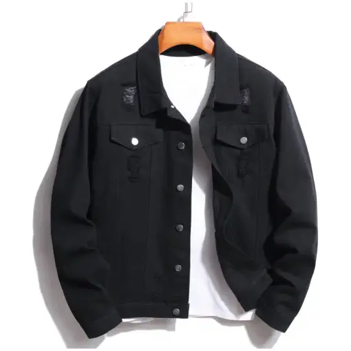 Black Jeans Coat for Men – Zulo Shop